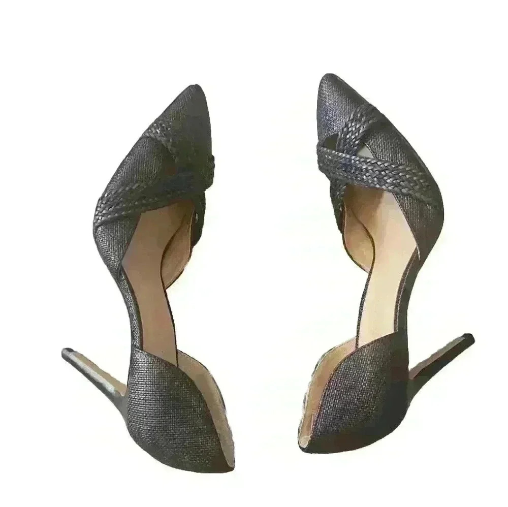 Banana Republic Black Heels with Sophisticated Cut-Out Design - Picture 5 of 14